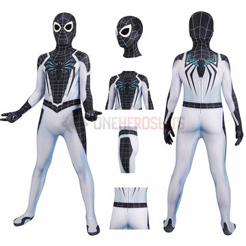 Kids Spider-Man PS5 Negative Suit Halloween BodySuit