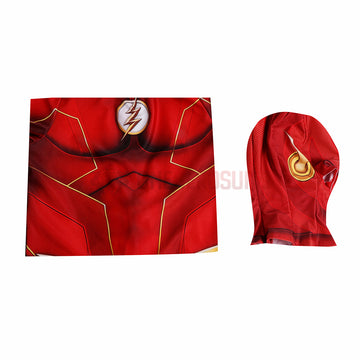 Kids The Flash S8 Cosplay Costumes Barry Allen Halloween Suit