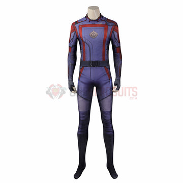 Guardians of the Galaxy 3 Cosplay Costume Star Lord Peter Quill Spandex Bodysuit