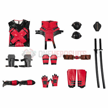 Deadpool & Wolverine Cosplay Costumes Wade Winston Wilson Top Level Suits