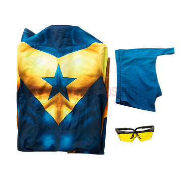 Booster Gold Cosplay Costumes Michael Jon Carter Jumpsuits