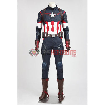 Captain America Cosplay Costumes Avengers Age of Ultron Cosplay Suit Movie Level