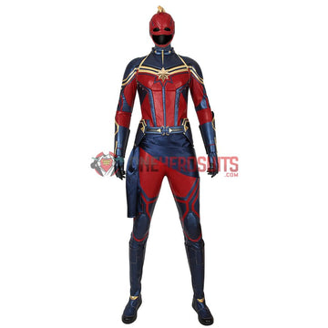 Capitán Marvel Carol Danvers Cosplay Disfraces Vengadores 4 Endgame Cosplay Traje