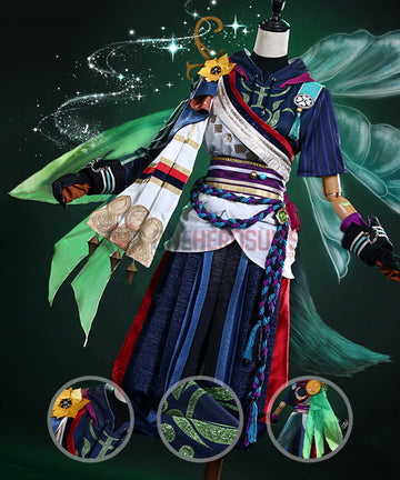 Genshin Impact Tighnari Cosplay Kostüme 2023