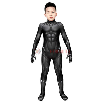 Christmas Gifts For Kids Black Panther Cosplay Costume Children Black Panther BodySuit