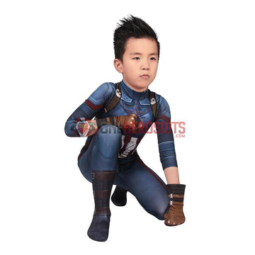 Gifts For Kids Captain America Cosplay Costumes Avengers3 Infinity War Cosplay Suit