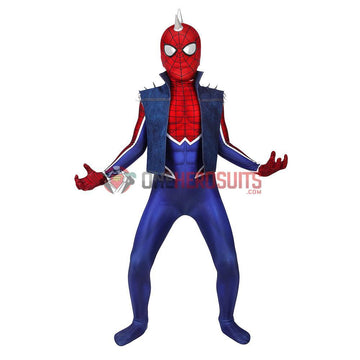 Gifts For Kids Punk Spider-Man Cosplay Costumes