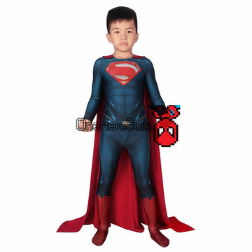 Christmas Gifts For Kids Superhero Cosplay Costume Children Superhero Suit With Cloak