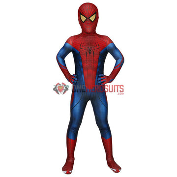 Kids Spider-man Suit Halloween Children Cosplay The Amazing Spider-Man Edition
