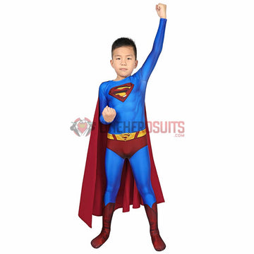 Christmas Gifts For Kids SuperHero Cosplay Costume Crisis on Infinite Earths Suit With Cloak