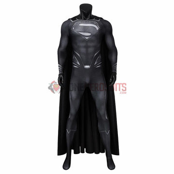 Superhero Clark Kent Black Cosplay Costumes Justice League Cosplay Suit