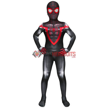 Kids Spider-man Miles Morales PS5 Cosplay Suit