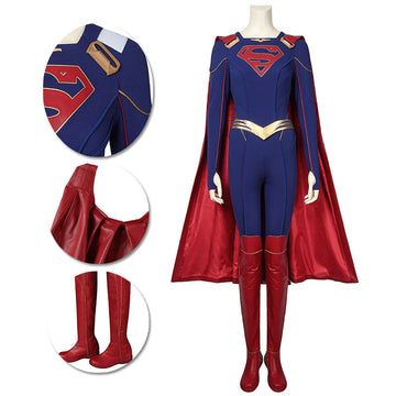 Trajes de cosplay de Kara Zor-El Traje de cosplay de la temporada 5 de Supergirl