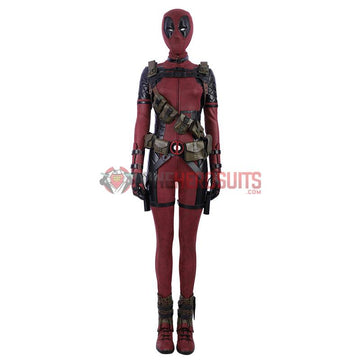 Lady Deadpool Cosplay Costumes Female Deadpool Leather Suits