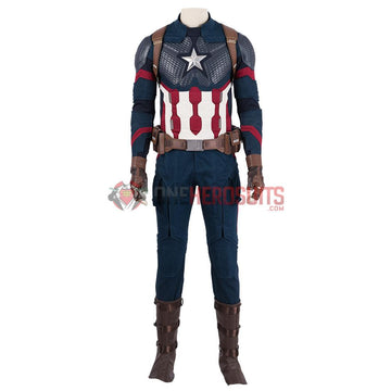 Captain America Cosplay Costumes Endgame Movie Level Suits