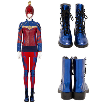 Ms. Marvel Cosplay Boots Kamala Top Level Shoes