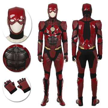 The Flash Cosplay Costumes Justice League Movie Level Red Suits