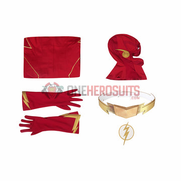 The Flash Season 8 Cosplay Costumes With Gold Boots
