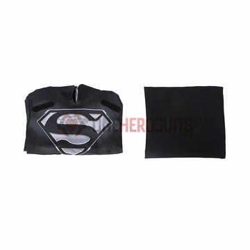 SuperHero Cosplay Costumes Justice League Superman Black Spandex OneHeroSuits