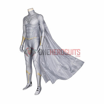 WandaVision White Cosplay Costumes White Vision 3D Printed Suit