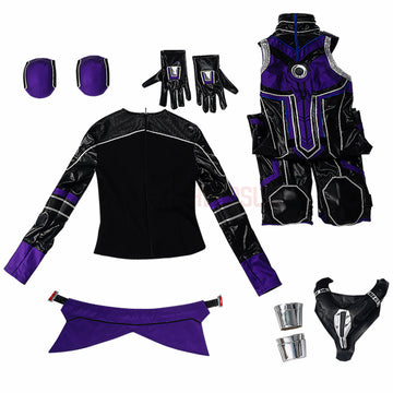 Ant-Man 3 Cassie Lang Cosplay Costumes Purple Suits