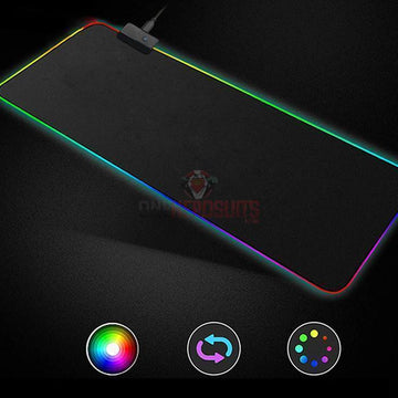 Genshin Impact Baal RGB Lighting Gaming Mouse Pad